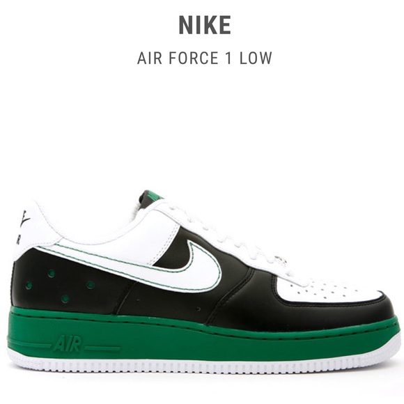 green low top air force ones